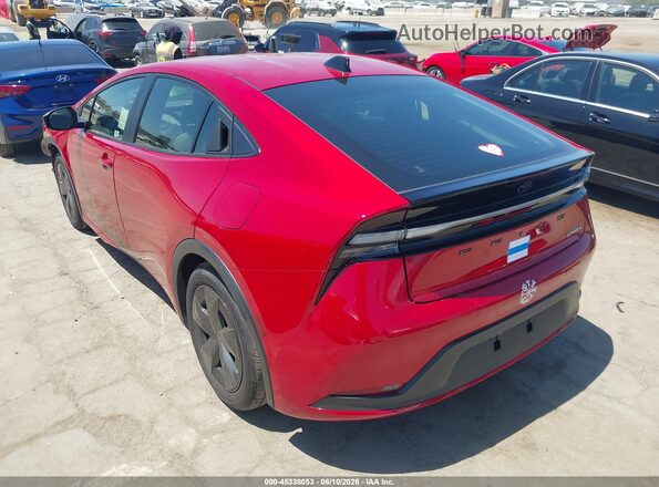JTDACACU2T3055598 2026 TOYOTA PRIUS PLUG-IN HYBRID Red უკანა მარცხენა