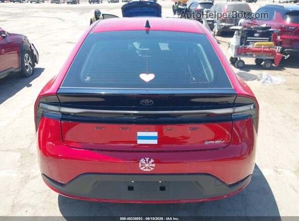 JTDACACU2T3055598 2026 TOYOTA PRIUS PLUG-IN HYBRID Red 
