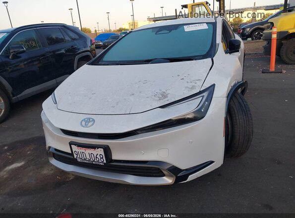 JTDACACU3P3008411 2023 TOYOTA PRIUS PRIME White Սարքավորումների վահանակի տեսք