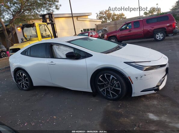 JTDACACU3P3008411 2023 TOYOTA PRIUS PRIME White Սալոնի հետևի տեսք