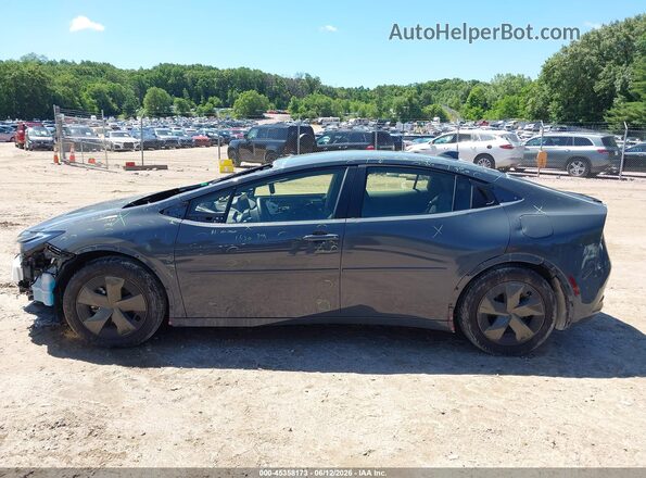 JTDACACU3R3012610 2024 TOYOTA PRIUS PRIME Gray 