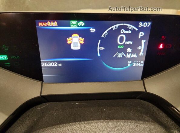 JTDACACU4R3022255 2024 TOYOTA PRIUS Черный Вид щитка приборов