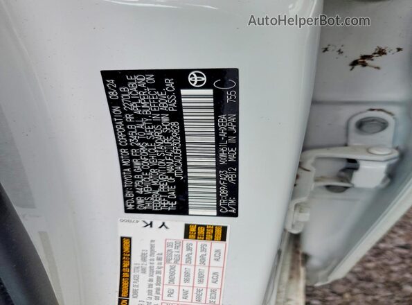 JTDACACU5R3029828 2024 TOYOTA PRIUS White Engine compartment view