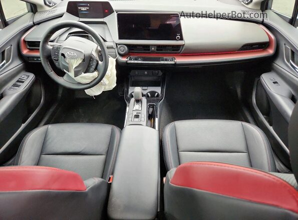 JTDACACU5R3031126 2024 TOYOTA PRIUS Gray წინა პანელის ხედი