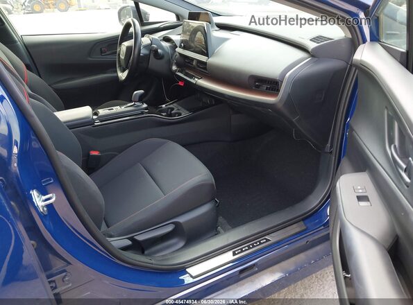 JTDACACU5T3066384 2026 TOYOTA PRIUS PLUG-IN HYBRID Blue Widok wnętrza z przodu