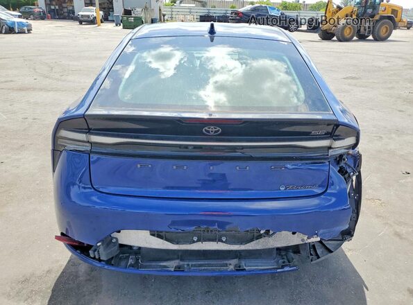JTDACACU6P3008645 2023 TOYOTA PRIUS Blue 