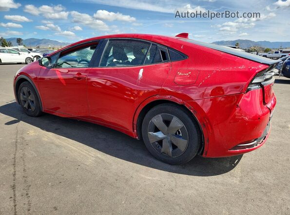 JTDACACU7S3045678 2025 TOYOTA PRIUS Red Trasero izquierdo