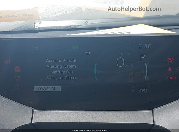 JTDACACU9T3055307 2026 TOYOTA PRIUS PLUG-IN HYBRID Silver უკანა სავარძლების ხედი