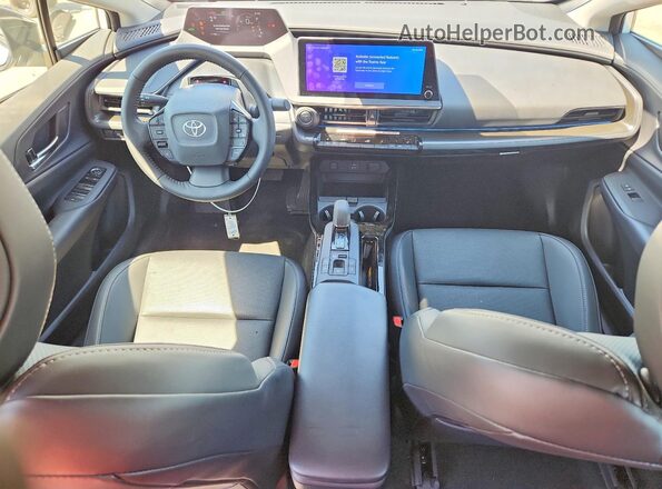 JTDACACU9T3064377 2026 TOYOTA PRIUS White Dashboard view