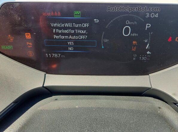 JTDACACU9T3064377 2026 TOYOTA PRIUS White Instrument cluster view