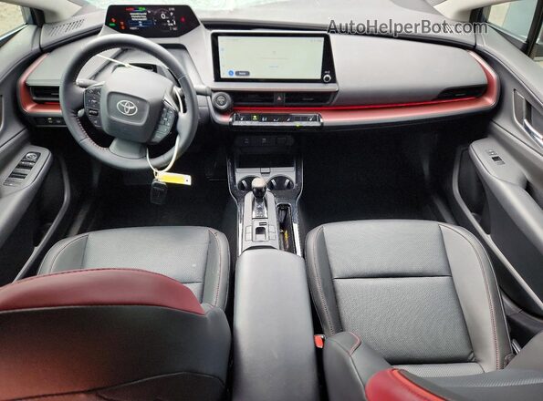JTDACACUXR3037861 2024 TOYOTA PRIUS Gray Вид панелі приладів