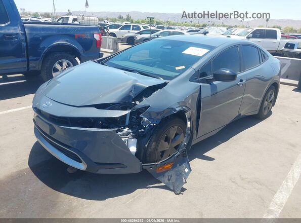 JTDACACUXT3067742 2026 TOYOTA PRIUS PLUG-IN HYBRID Серый Передняя левая четверть