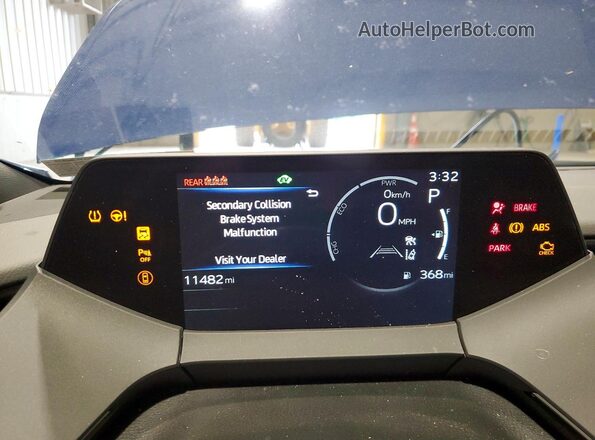JTDADABU2T3033972 2026 TOYOTA PRIUS Blue Սարքավորումների վահանակի տեսք