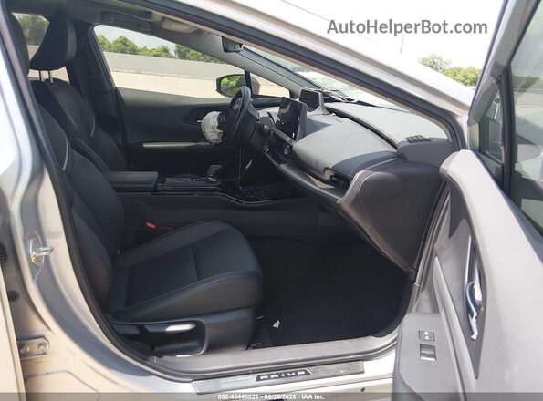 JTDADABU7R3010048 2024 TOYOTA PRIUS Gray წინა სალონის ხედი