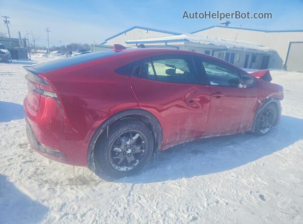 JTDADABUXR3022243 2024 TOYOTA PRIUS Red 