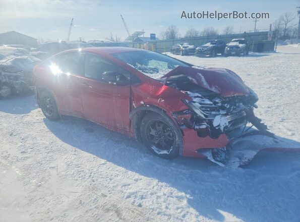 JTDADABUXR3022243 2024 TOYOTA PRIUS Red 