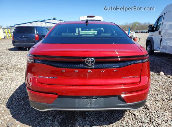 JTDAFAAF6S3013042 2025 TOYOTA CROWN Red Вид ззаду