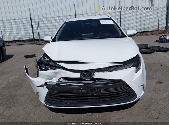 JTDB4MEE0PJ010198 2023 TOYOTA COROLLA White Vista del cuadro de instrumentos