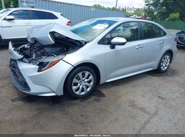 JTDB4MEE2PJ001003 2023 TOYOTA COROLLA Silver წინა მარცხენა ხედი სამი მეოთხედიდან
