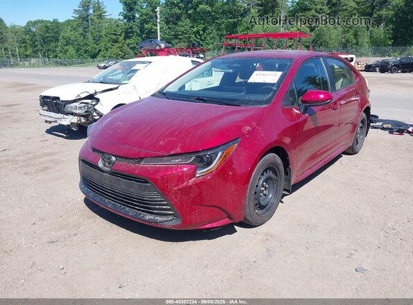 JTDB4MEE3T3043999 2026 TOYOTA COROLLA Red Front left