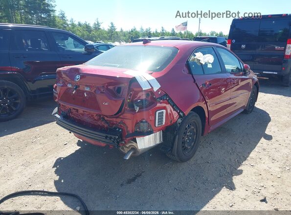 JTDB4MEE3T3043999 2026 TOYOTA COROLLA Red Rear right
