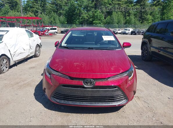 JTDB4MEE3T3043999 2026 TOYOTA COROLLA Red Rear interior view