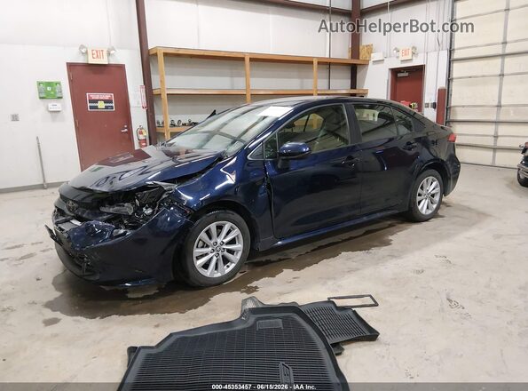 JTDB4MEE7S3029280 2025 TOYOTA COROLLA Dark Blue წინა მარცხენა ხედი სამი მეოთხედიდან