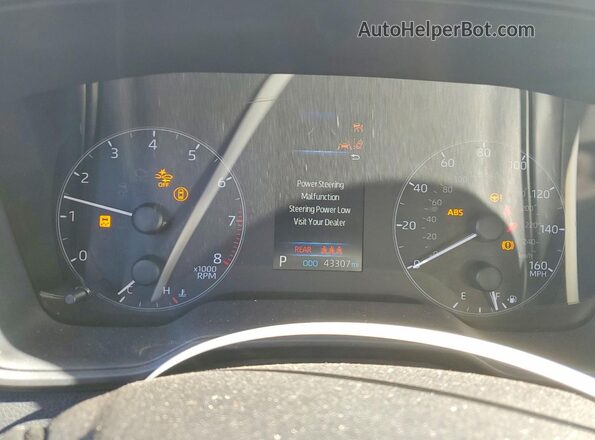 JTDB4MEE8P3013659 2023 TOYOTA COROLLA Black Instrument cluster view