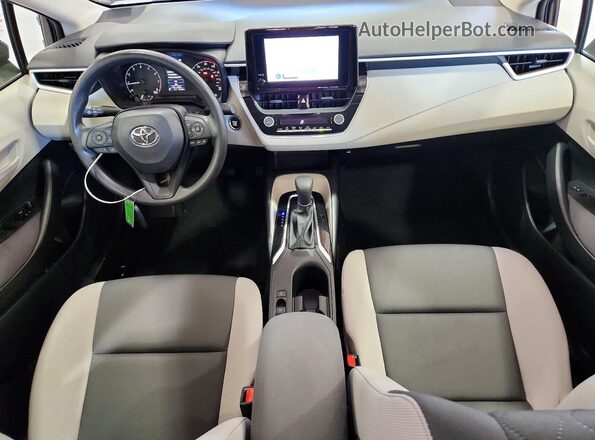 JTDB4MEE9PJ009616 2023 TOYOTA COROLLA Blue Dashboard view