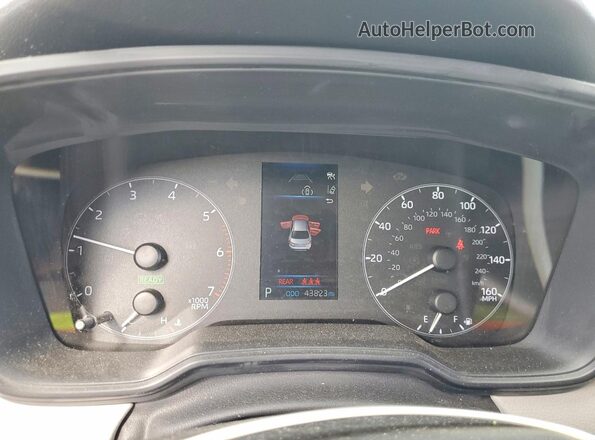 JTDBCMFE0PJ008565 2023 TOYOTA COROLLA Black ხელსაწყოთა პანელის ხედი