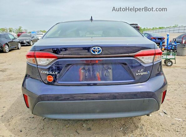 JTDBCMFE0RJ034148 2024 TOYOTA COROLLA Blue Rear view