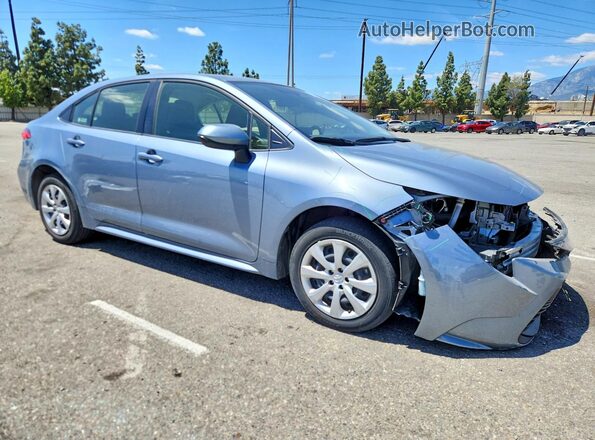JTDBCMFE1PJ015556 2023 TOYOTA COROLLA Blue Delantero derecho