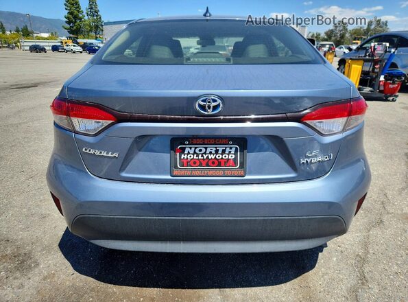 JTDBCMFE1PJ015556 2023 TOYOTA COROLLA Blue Vista trasera