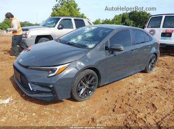 JTDBCMFE2S3086083 2025 TOYOTA COROLLA Gray Front left