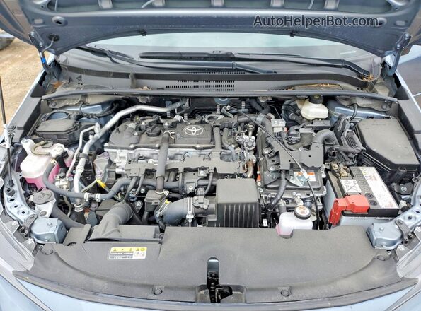 JTDBCMFE2SJ043116 2025 TOYOTA COROLLA Blue Rear interior view