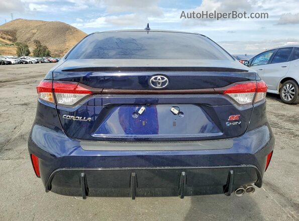 JTDBCMFE2T3142136 2026 TOYOTA COROLLA Blue Rear view