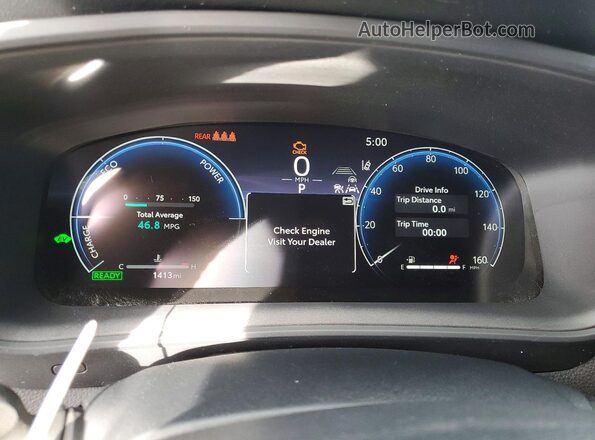 JTDBCMFE2T3142136 2026 TOYOTA COROLLA Blue Instrument cluster view