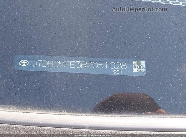 JTDBCMFE3R3051028 2024 TOYOTA COROLLA White Engine compartment view