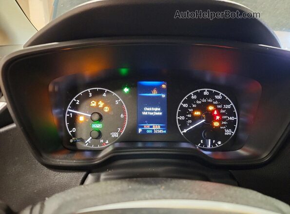 JTDBCMFE3R3062398 2024 TOYOTA COROLLA Gray Вид щитка приладів