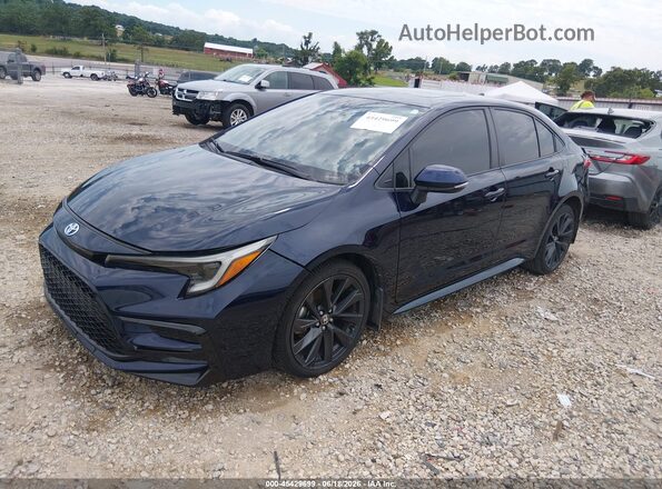 JTDBCMFE3S3069762 2025 TOYOTA COROLLA Blue Передня ліва чверть
