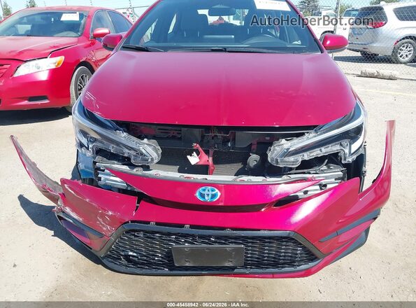 JTDBCMFE3S3070992 2025 TOYOTA COROLLA Red Դիմացի տեսք