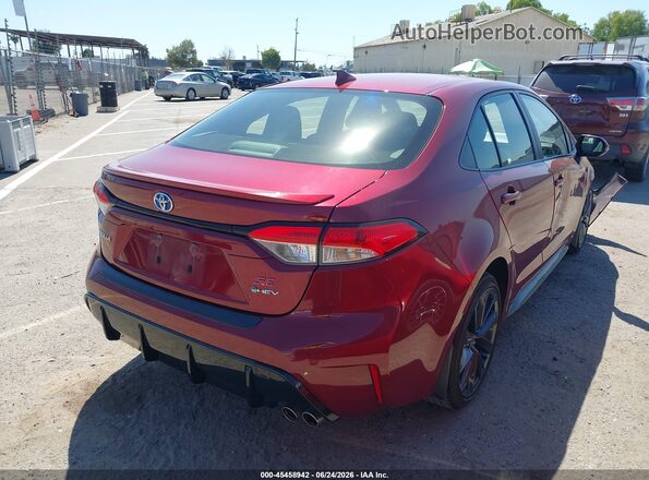 JTDBCMFE3S3070992 2025 TOYOTA COROLLA Red Հետևի աջ