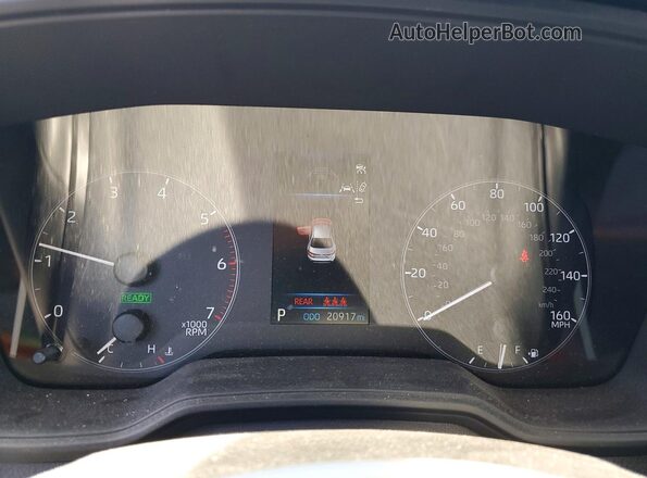 JTDBCMFE3S3076114 2025 TOYOTA COROLLA Blue Instrument cluster view