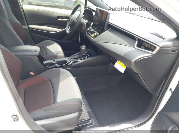 JTDBCMFE3SJ046087 2025 TOYOTA COROLLA White Widok wnętrza z przodu