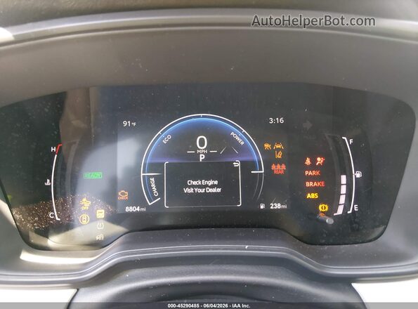 JTDBCMFE4T3133678 2026 TOYOTA COROLLA HYBRID Light Blue Вид задніх сидінь