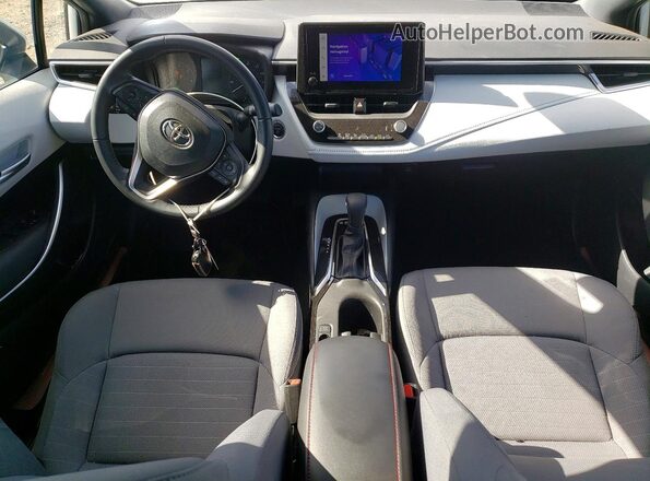 JTDBCMFE5P3012700 2023 TOYOTA COROLLA White Dashboard view