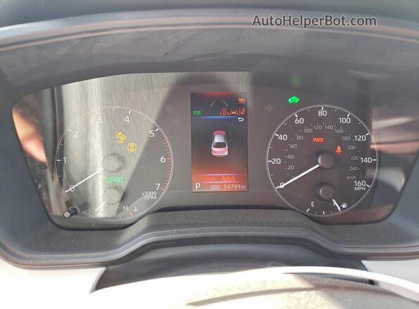 JTDBCMFE5P3012700 2023 TOYOTA COROLLA White Instrument cluster view