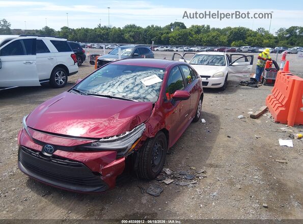 JTDBCMFE5PJ002664 2023 TOYOTA COROLLA Красный Передняя левая четверть