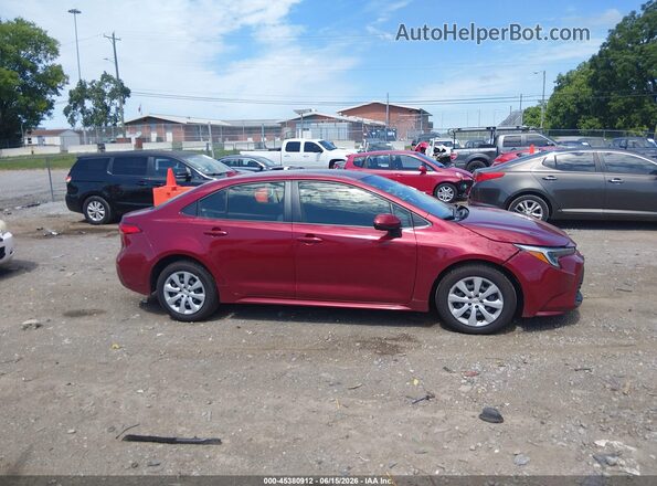 JTDBCMFE5PJ002664 2023 TOYOTA COROLLA Красный Вид задней части салона