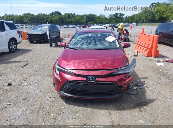 JTDBCMFE5PJ002664 2023 TOYOTA COROLLA Красный Вид щитка приборов